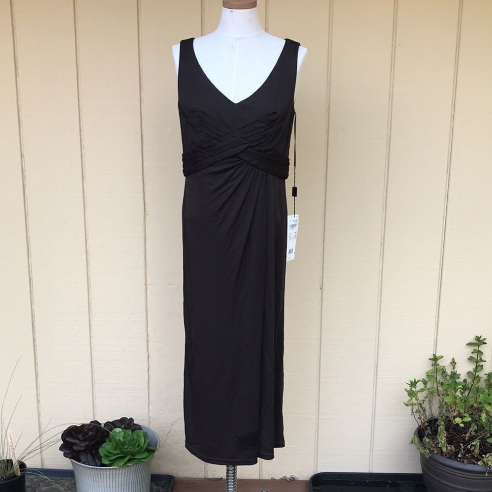 ESCADA dress, brown dress, jersey sz 40